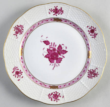 Chinese Bouquet Raspberry (AP) Luncheon Plate