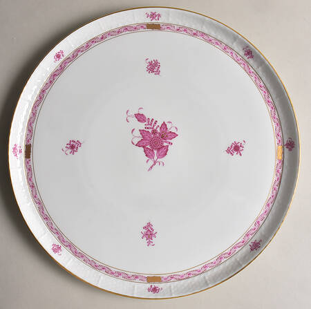 Chinese Bouquet Raspberry (AP) Tray for 7 Piece Hors D'Ouevre Set