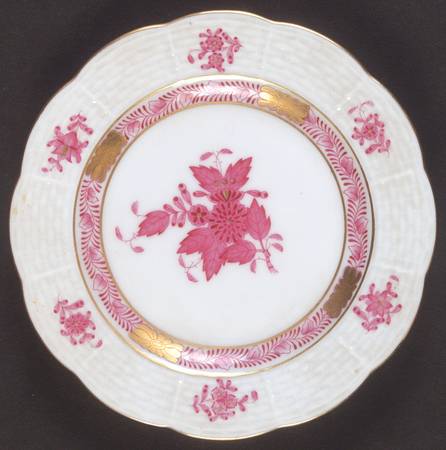 Chinese Bouquet Raspberry (AP) Bread & Butter Plate