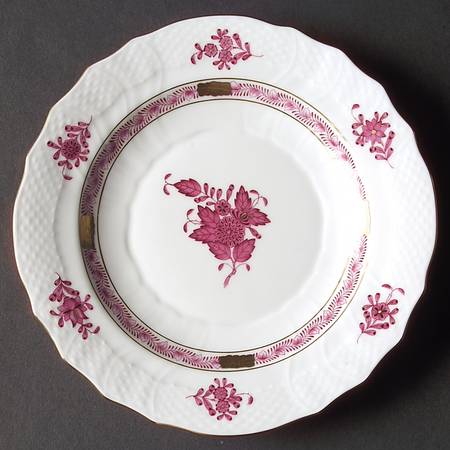 Chinese Bouquet Raspberry (AP) Salad Plate