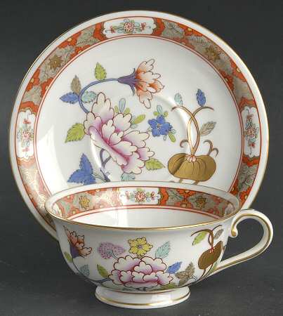 Chinois (Sh) Footed Cup & Saucer Set
