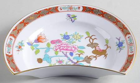 Chinois (Sh) Crescent Salad Plate by Herend