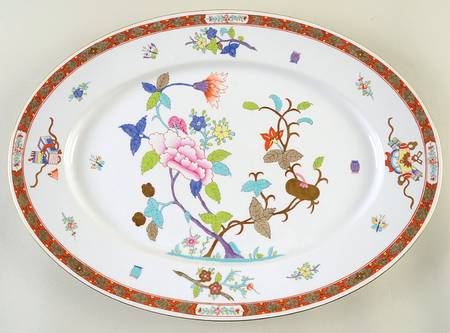 Chinois (Sh) 17" Oval Serving Platter