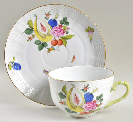Fruits & Flowers (BFR) Soup Cup & Saucer Set