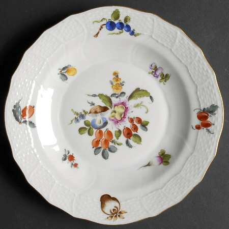 Fruits & Flowers (BFR) Dessert/Pie Plate