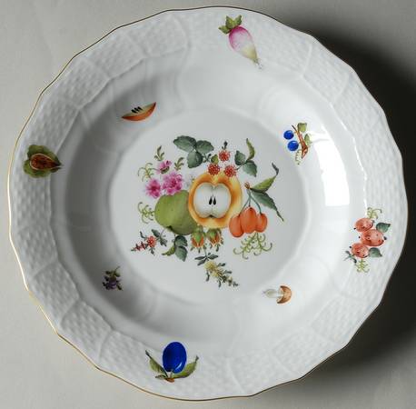 Fruits & Flowers (BFR) Dessert/Pie Plate