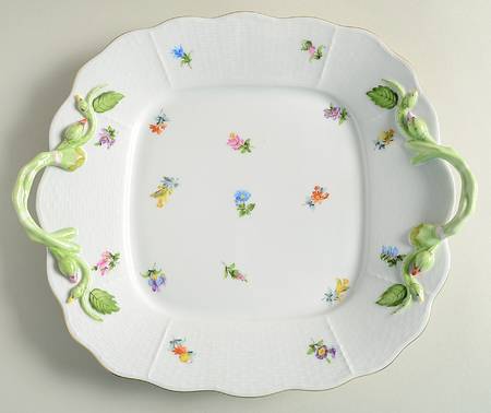 Kimberly (MF) Square Handled Cake Plate
