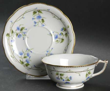 Morning Glory (Ny) Footed Cup & Saucer Set