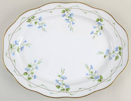 Morning Glory (Ny) 16" Oval Serving Platter