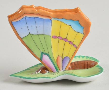Queen Victoria (Green Border) Menu Holder