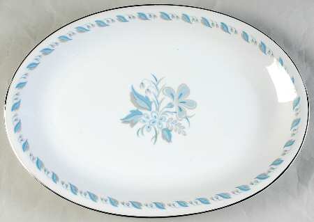 Claremont 16" Oval Serving Platter by Hira China