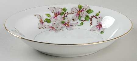 Dogwood Rim Soup Bowl