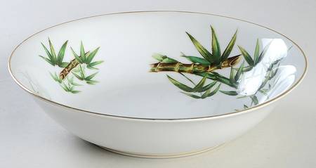 Tan Kay-Tah Kay 8" Round Vegetable Bowl