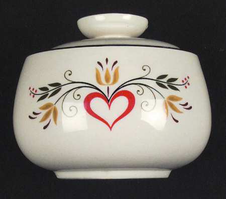 American Provincial Sugar Bowl & Lid