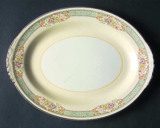 Blue Dawn 11" Oval Serving Platter