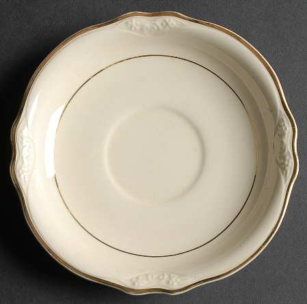 Double Gold Band Saucer