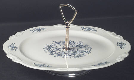 Dresden Round Serving Plate with Handle (DP)
