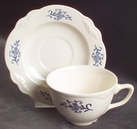 Dresden Flat Cup & Saucer Set