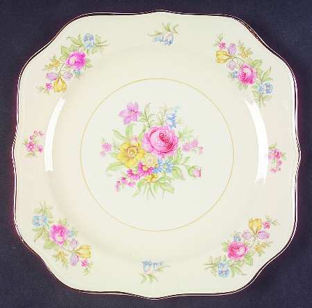 Dresden Square Salad Plate