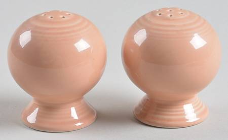 Fiesta Apricot (Intro 1986) Salt & Pepper Set by Homer Laughlin 