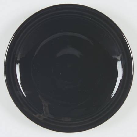 Fiesta Black (Intro 1986) Bread & Butter Plate