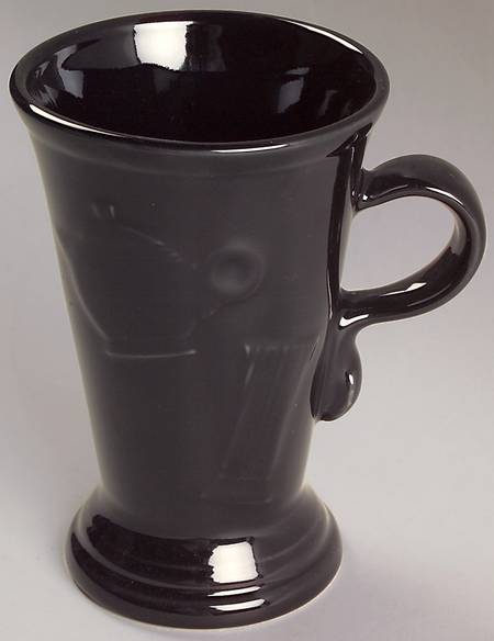 Fiesta Black (Intro 1986) Pedestal Mug