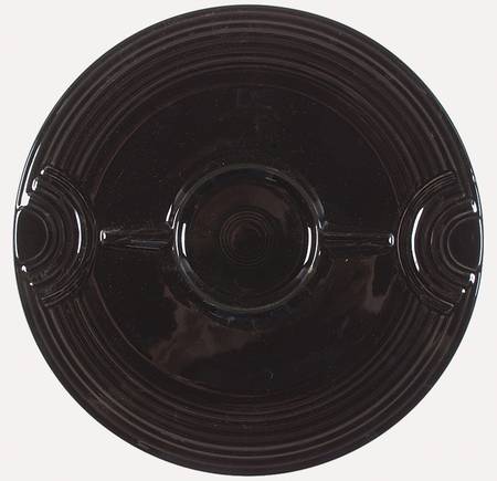 Fiesta Black (Intro 1986) Hostess Tray for Chip and Dip