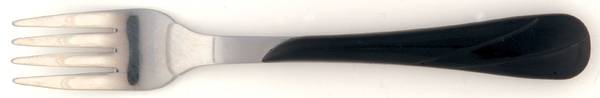 Fiesta Black (Intro 1986) Individual Salad Fork
