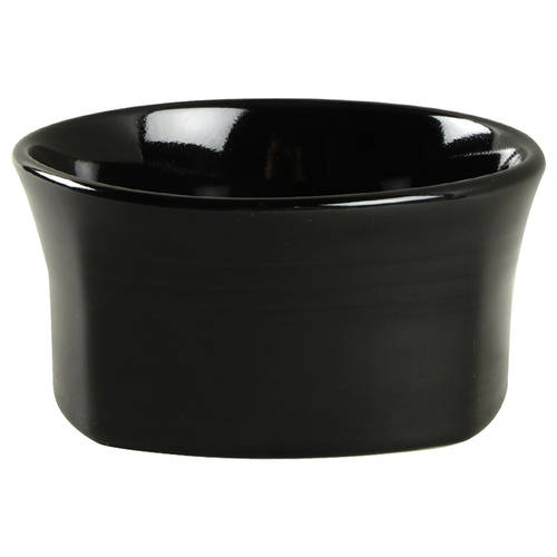 Fiesta Black (Intro 1986) Square Soup/Cereal Bowl
