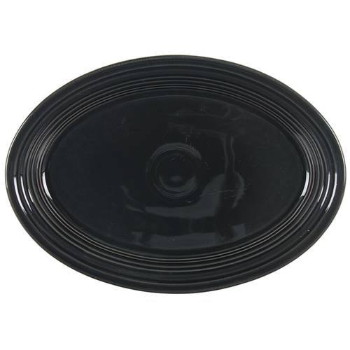 Fiesta Black (Intro 1986) 13" Oval Serving Platter