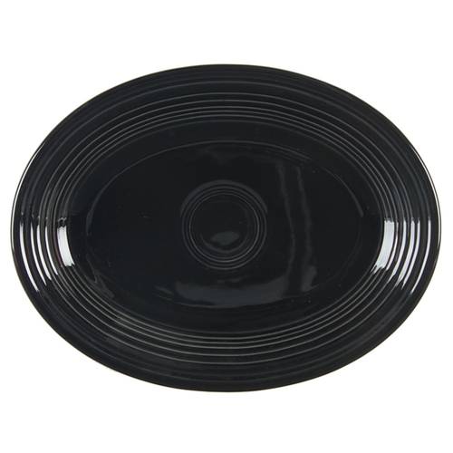 Fiesta Black (Intro 1986) 11" Oval Serving Platter