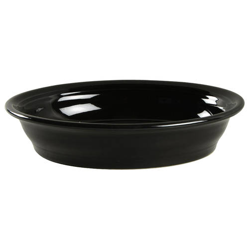 Fiesta Black (Intro 1986) 10" Oval Vegetable Bowl