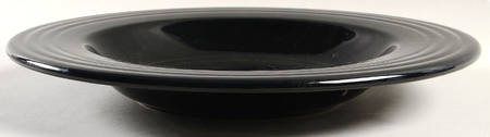 Fiesta Black (Intro 1986) 12" Individual Pasta Bowl