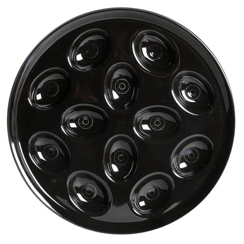 Fiesta Black (Intro 1986) Deviled Egg Plate