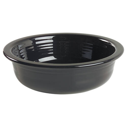 Fiesta Black (Intro 1986) 8" Round Vegetable Bowl