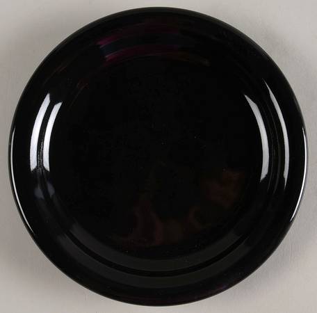 Fiesta Black (Intro 1986) Appetizer Plate