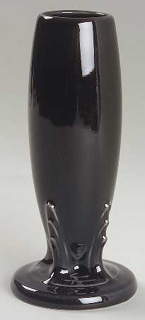 Fiesta Black (Intro 1986) 6" Bud Vase