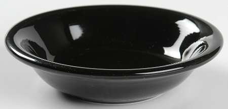 Fiesta Black (Intro 1986) Fruit/Dessert (Sauce) Bowl