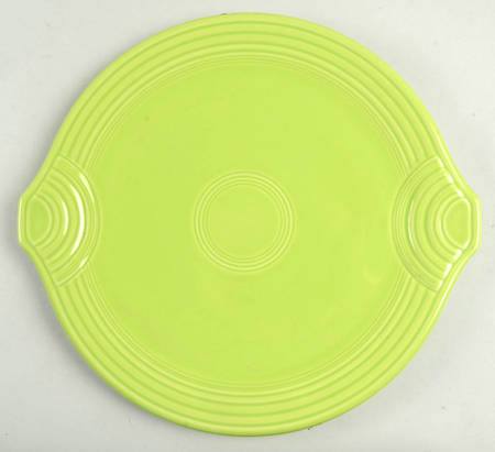 Fiesta Chartreuse (Intro 1997) Handled Cake Plate