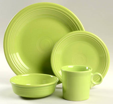 Fiesta Chartreuse (Intro 1997) 4 Piece Place Setting