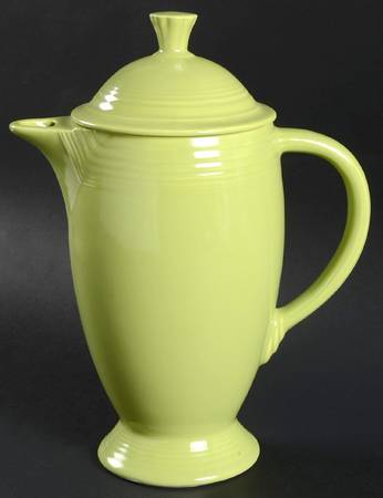 Fiesta Chartreuse (Intro 1997) Coffee Pot & Lid