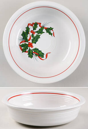 Fiesta Holiday Fiesta (With Ribbon) Coupe Soup Bowl