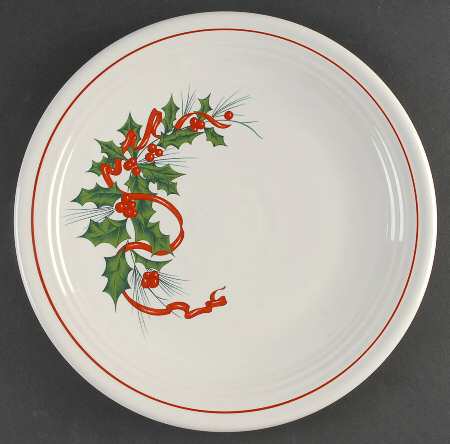 Fiesta Holiday Fiesta (With Ribbon) 11" Chop Plate (Round Platter)