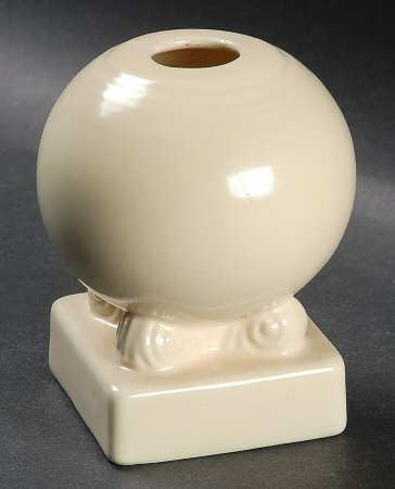 Fiesta Old Ivory (Cream) Bulb Candleholder by Homer Laughlin 