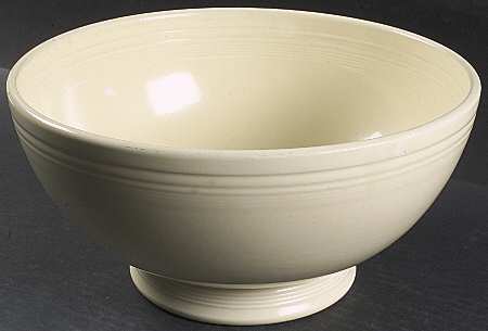 Fiesta Old Ivory (Cream) Large Footed Salad Serving Bowl