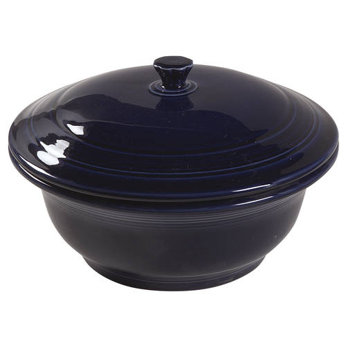 Fiesta Cobalt Blue (Intro 1986) 2 Qt Round Covered Casserole (MB 9 Base)