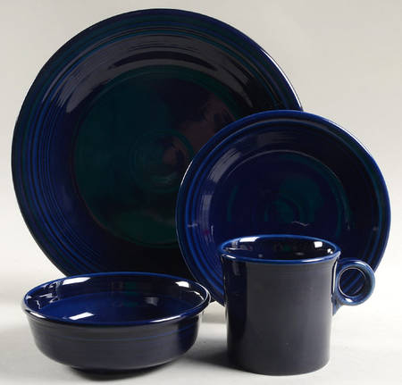 Fiesta Cobalt Blue (Intro 1986) 4 Piece Place Setting