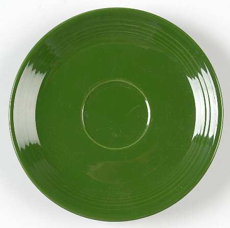 Fiesta Forest Green (Older) Saucer for Footed Cup