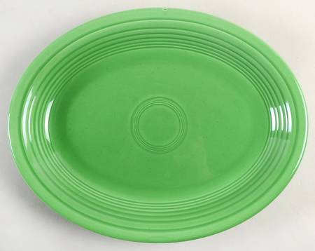 Fiesta Medium Green (Older) 13" Oval Serving Platter