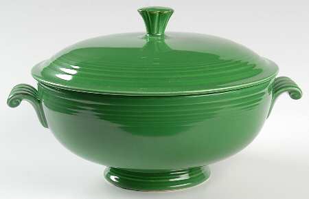 Fiesta Medium Green (Older) 1.25 Qt Round Covered Casserole